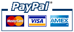 Paypal via MC, Visa or Amex